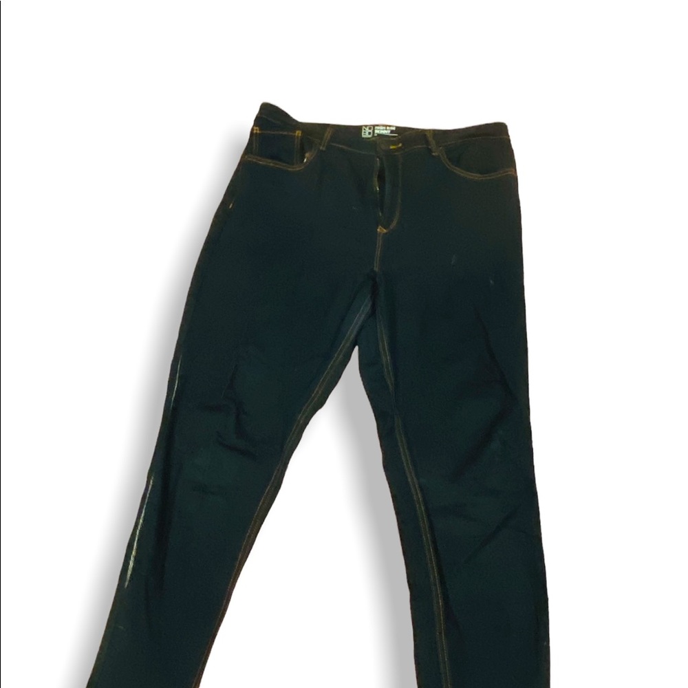 High rise skinny blue jeans size 17